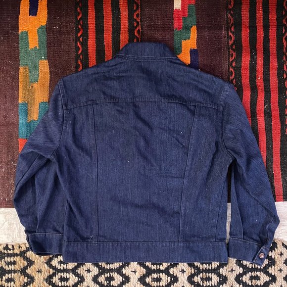 Vintage 70s Denim Jacket - Perfect Condition - Men's S - Picture 2 of 6